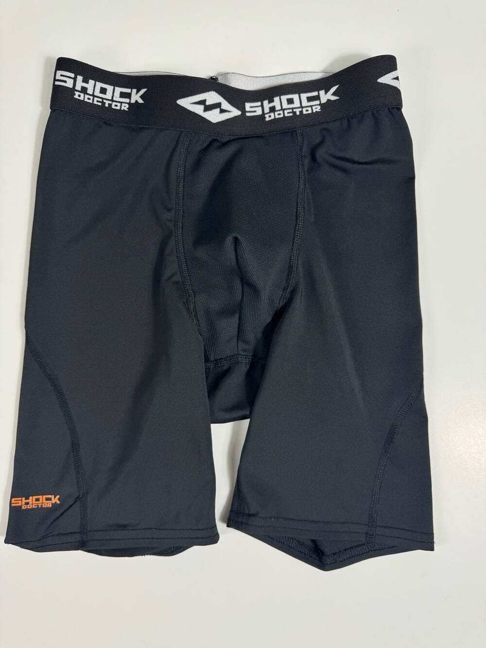 Shock Doctor Boys' Large Core Compression Shorts with Cup Pocket